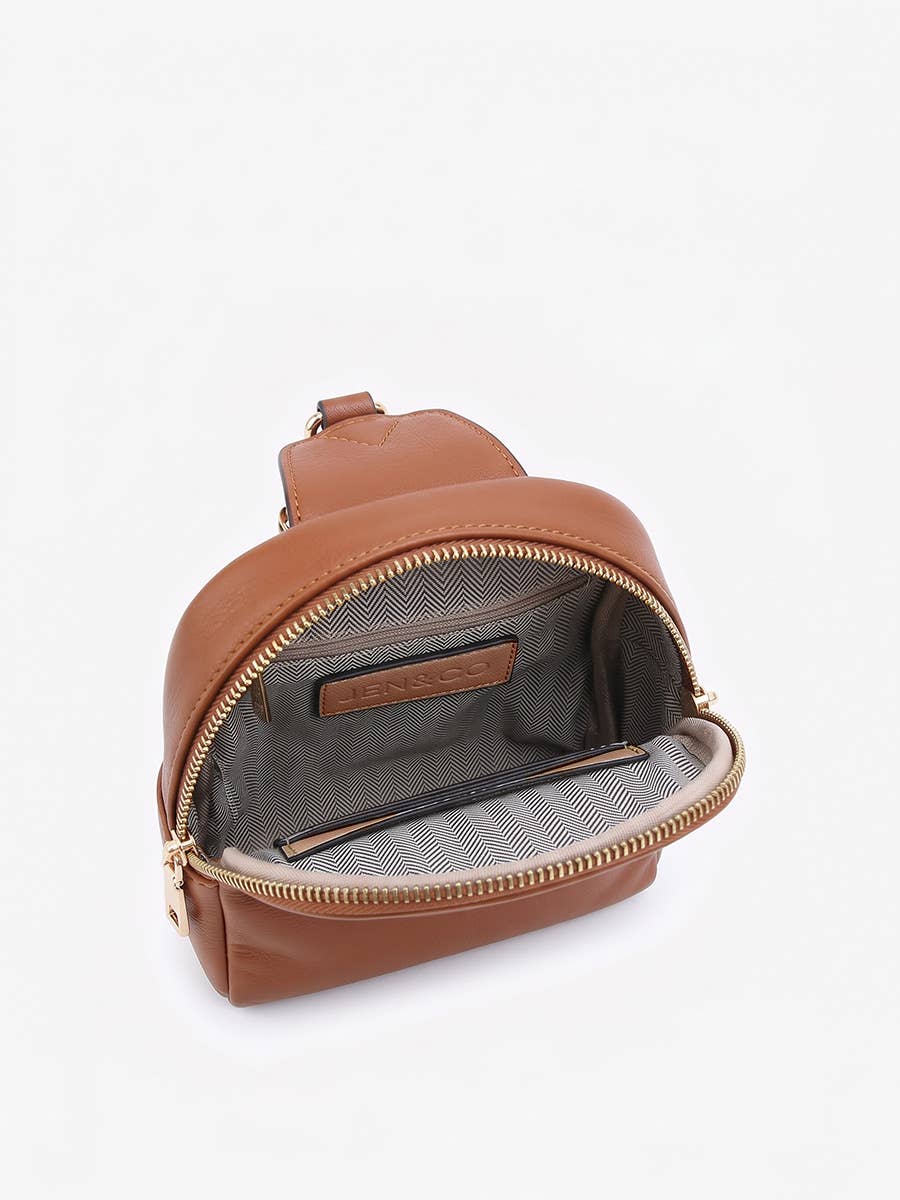Jen & Co. - Ellen Corduroy Sling Bag w/ Guitar Strap | M2436CRDY