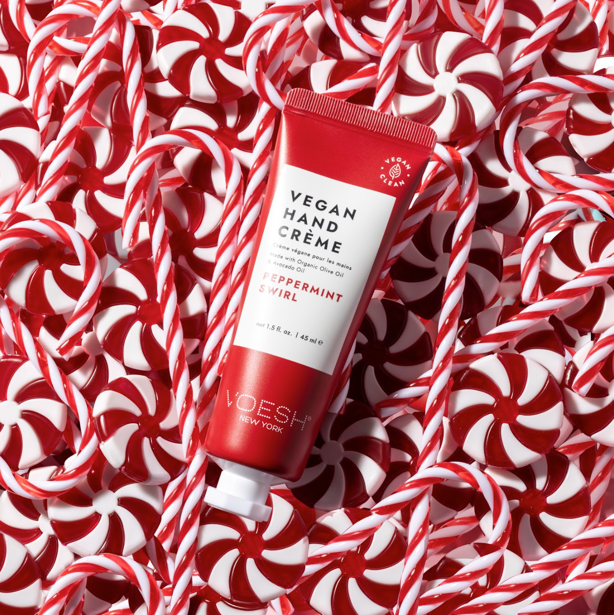 VOESH Peppermint Swirl Vegan Hand Crème