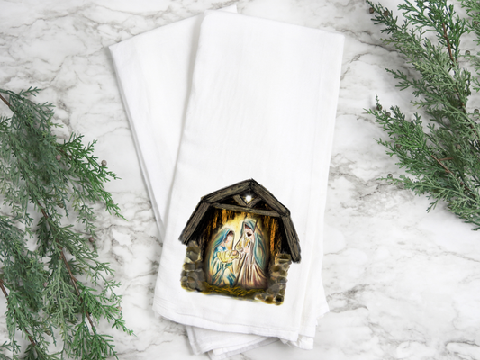 Nativity Kitchen Towel