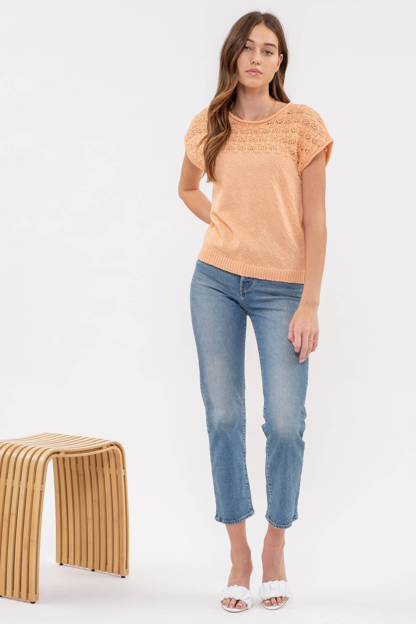 Eyelet Sweater