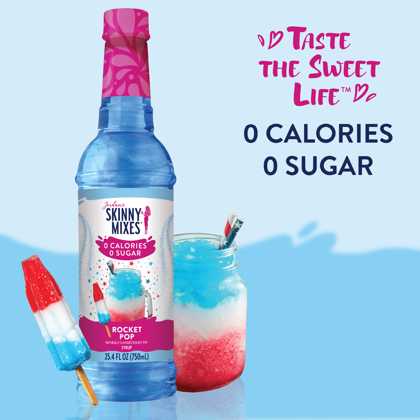 Jordan's Skinny Mixes - Sugar Free Rocket Pop Syrup