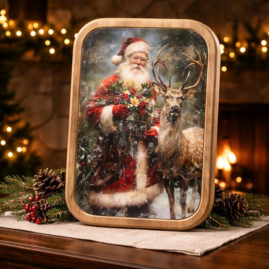 Wholesale Home Decor - North Pole Friends Tray 12x8in