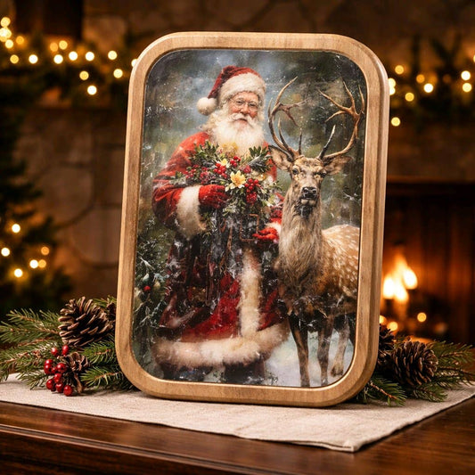 North Pole Friends Tray 12x8in