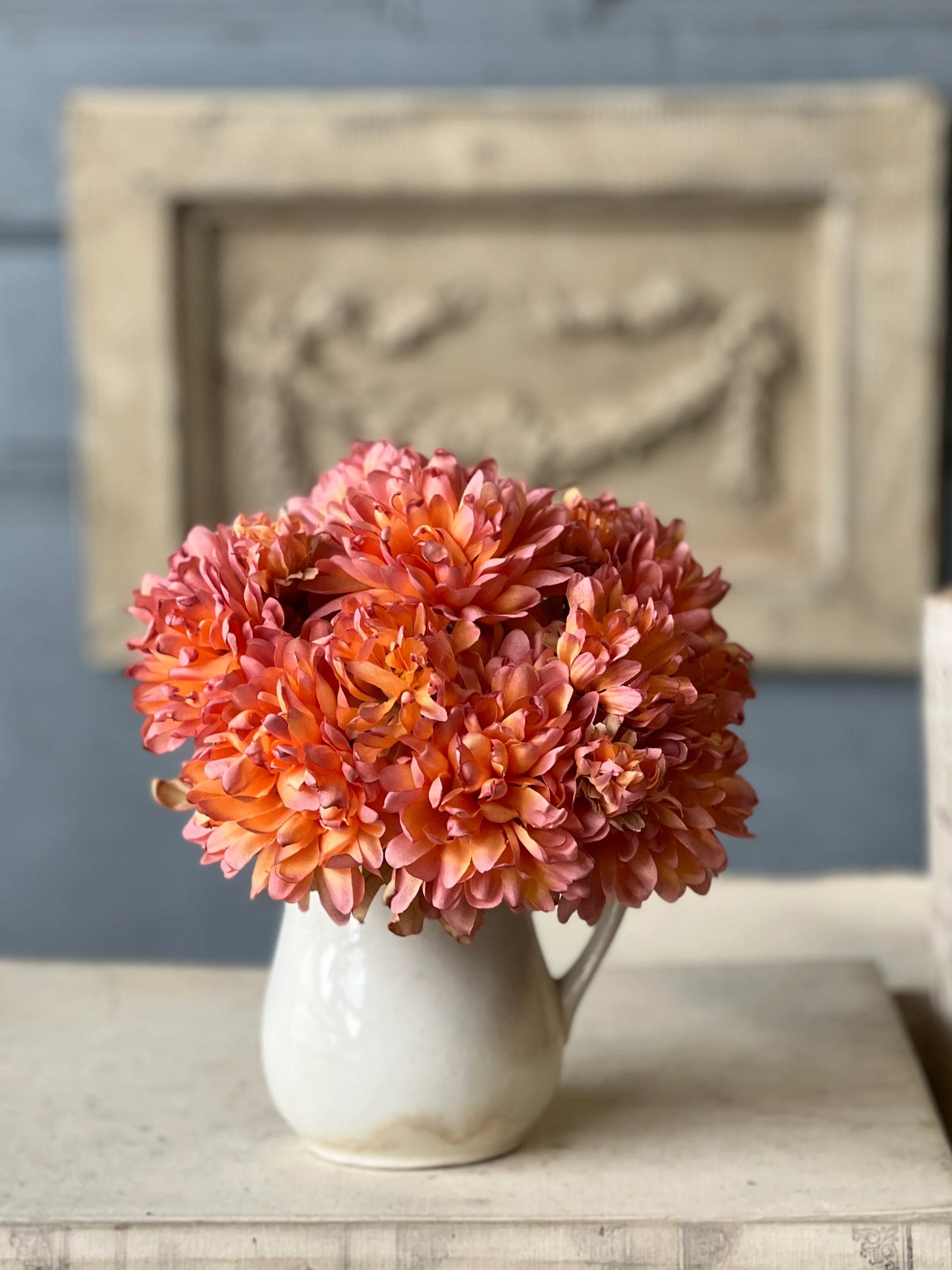 10.5" Chantilly Mum Bush