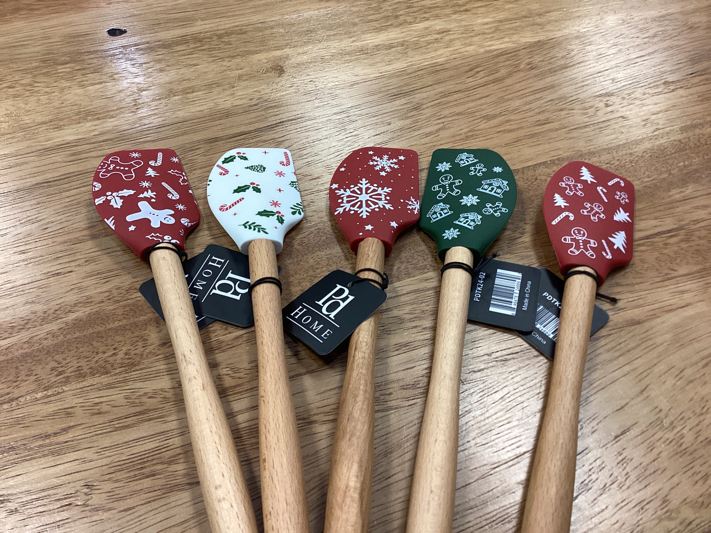 Assorted Christmas Spatulas