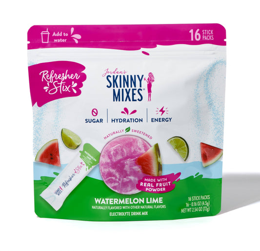 Jordan's Skinny Mixes - Refresher Stix 16 ct - Watermelon Lime
