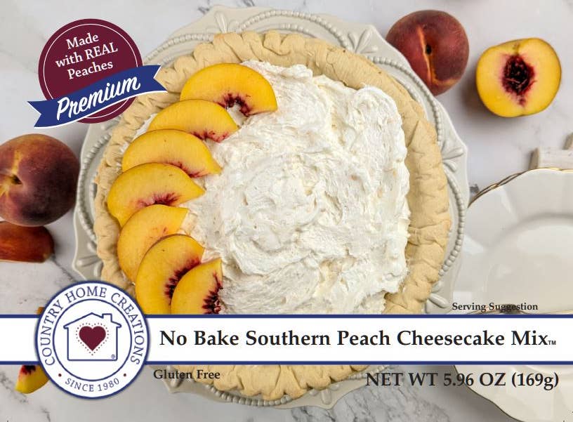 No Bake Southern Peach Cheesecake Mix