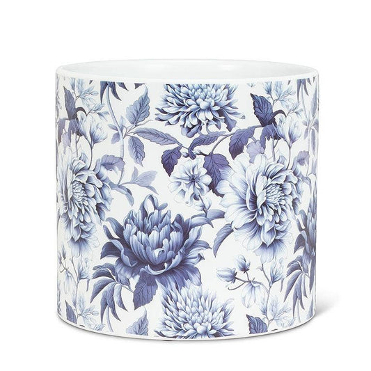 Large Chintz Print Planter-6.5"D