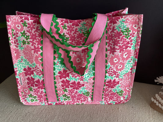 Mary Square Capri Carryall Tote Petal Perfect