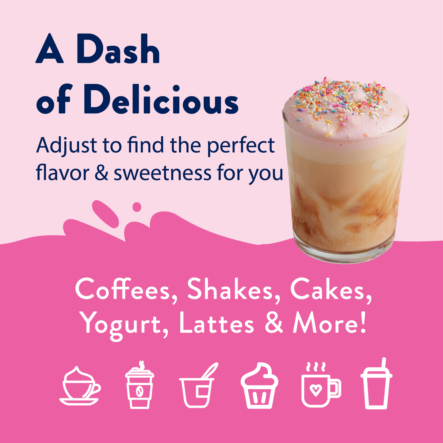 Jordan's Skinny Mixes - Dippin' Dots® Birthday Cake Ice Cream Syrup