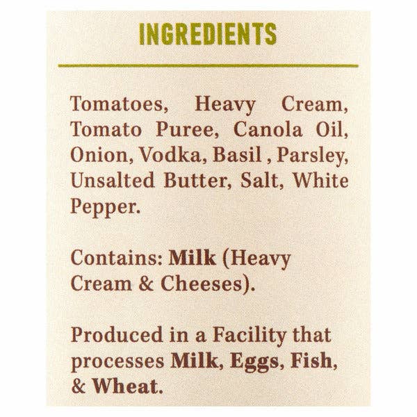 Di Bruno Bros. - Vodka Cream Tomato Sauce