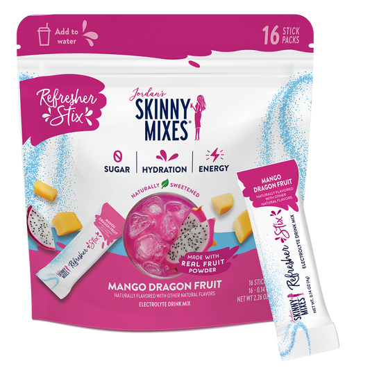 Jordan's Skinny Mixes - Refresher Stix 16 ct - Mango Dragon Fruit