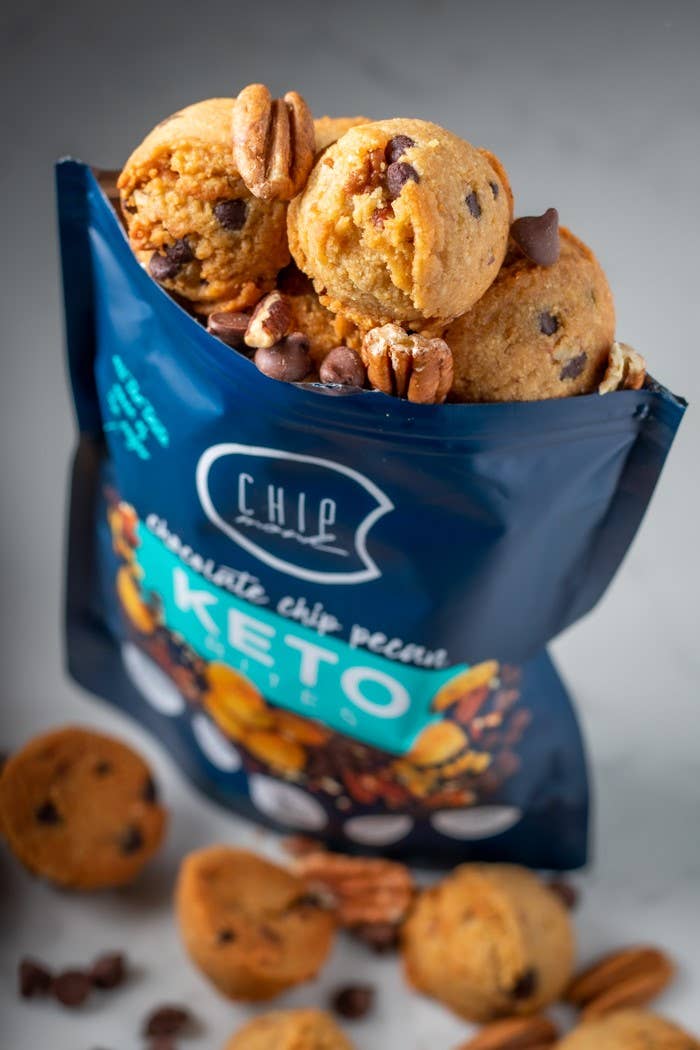 Chocolate Chip Pecan Keto Cookie Bites