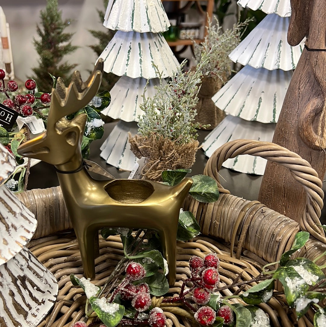 Christmas Reindeer Candle Holder
