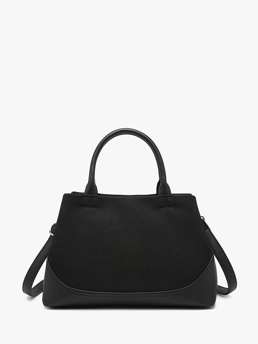 Jen & Co. - Ximena Faux Suede Satchel w/ Dual Handles | M2852