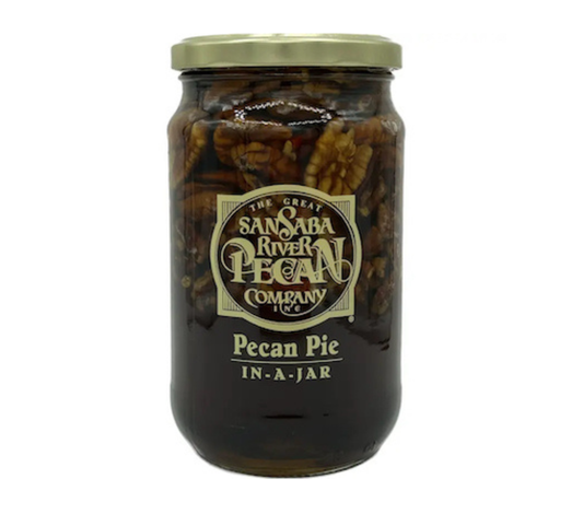 THE GREAT SAN SABA RIVER PECAN CO - PECAN PIE IN A JAR