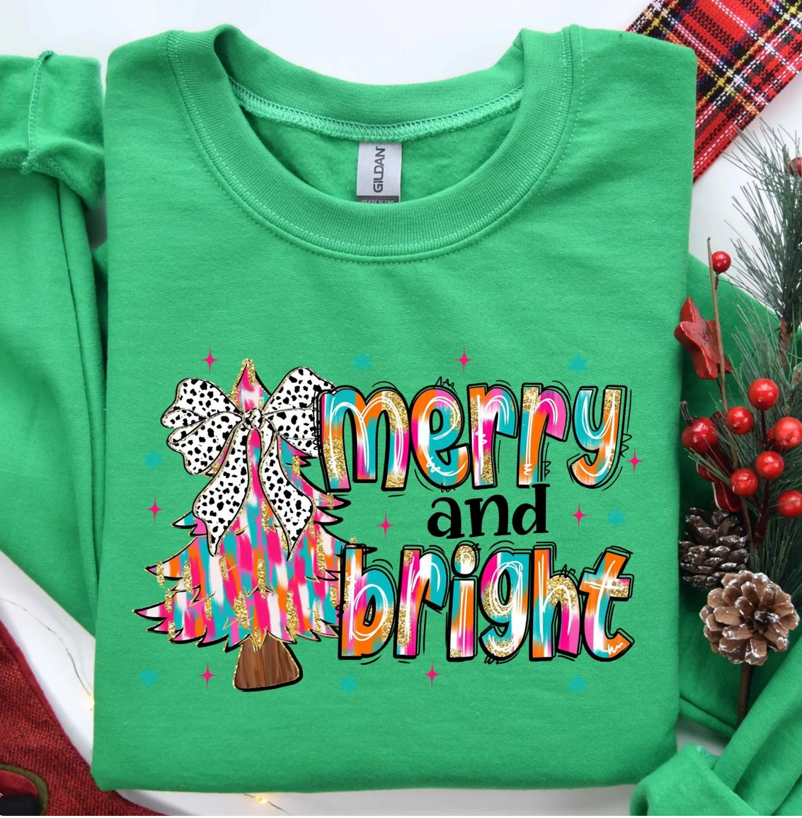 Trendy Chic Apparel LLC - Merry & Bright Sweatshirts & T-Shirts