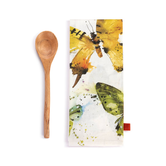 Flock of Butterflies Kitchen Towel & Utensil Set