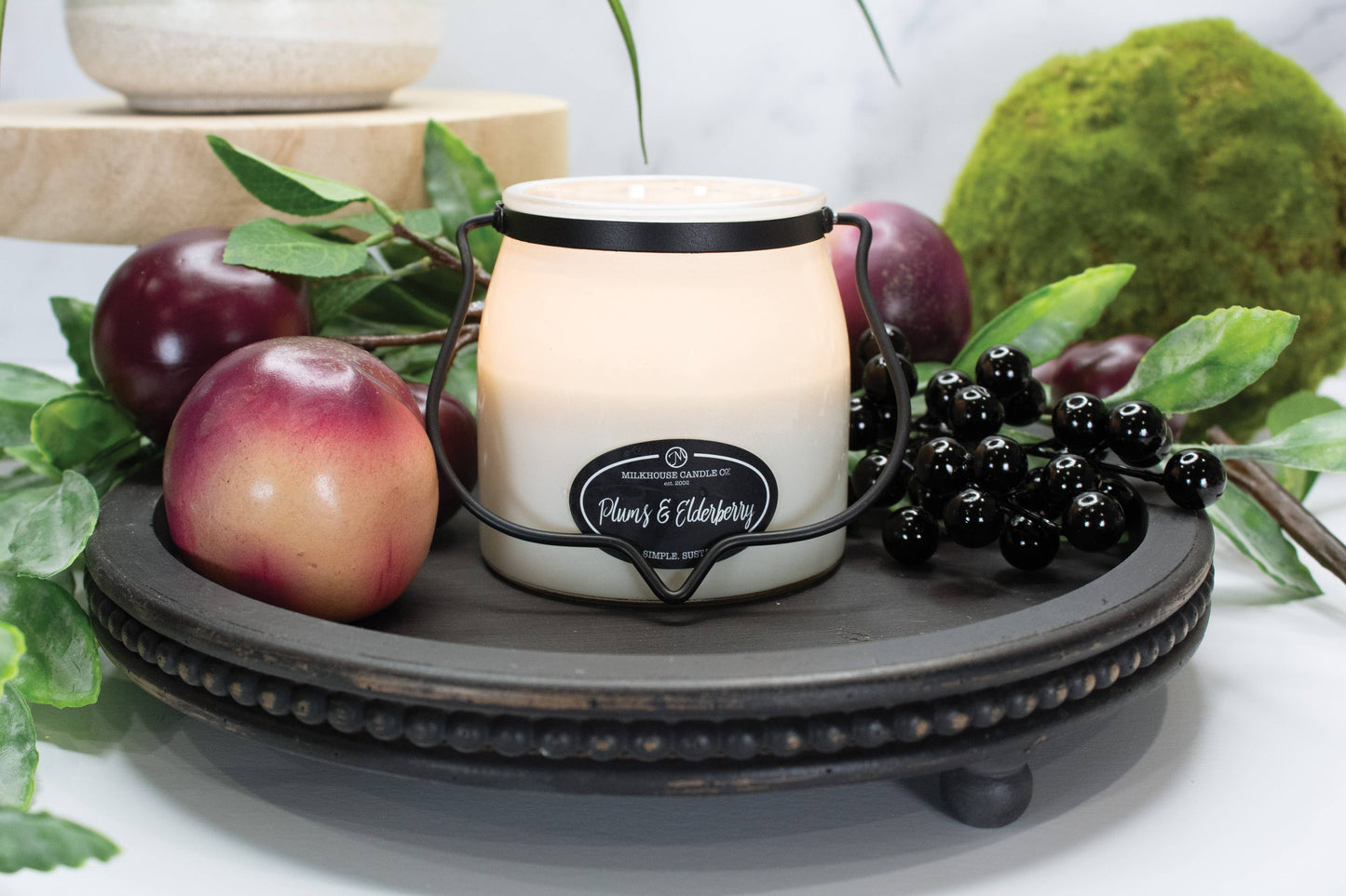 Plums & Elderberry - MH 16 oz Butter Jar Candle