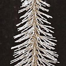 10in Glitter Mini country Needle Pine Tree