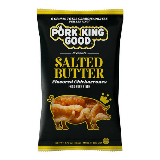 Pork King Good - Pork King Good Salted Butter Pork Rinds  1.75oz Bag