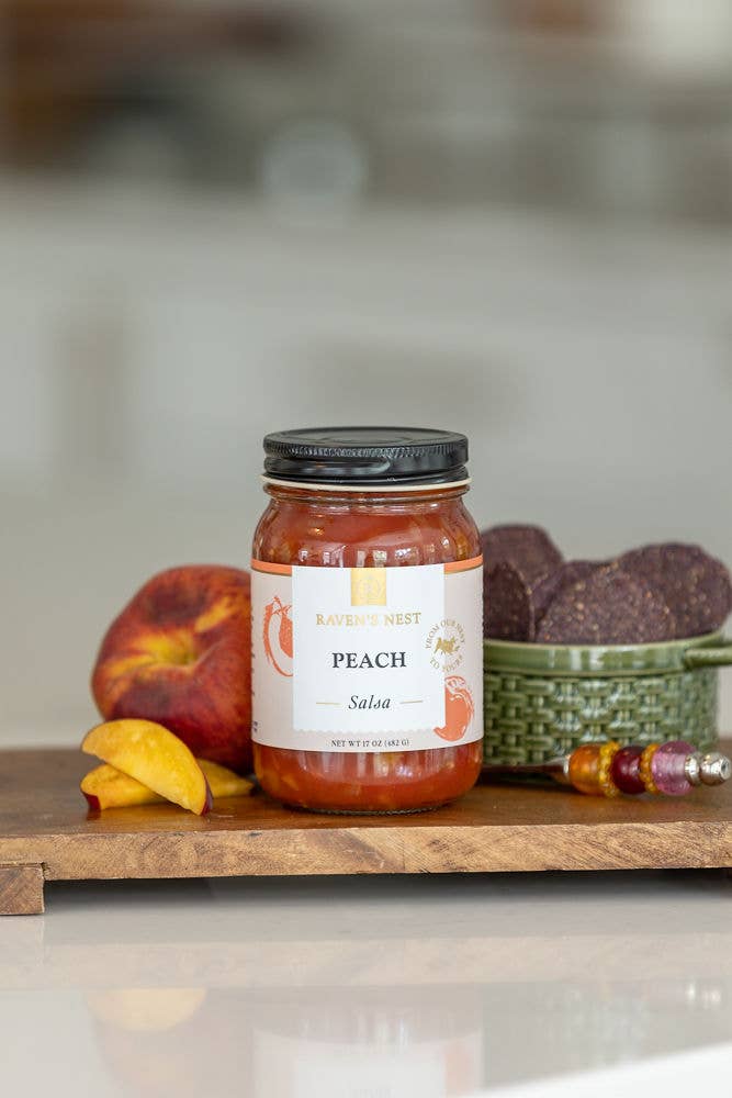 Raven's Nest Gourmet - Peach Salsa - 17 oz.