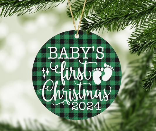 Baby's First Christmas 2024 Christmas Ornament