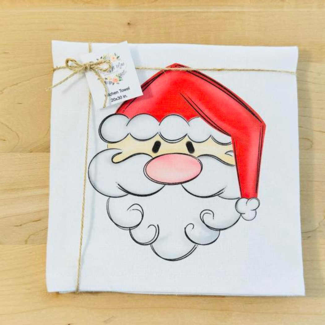 Whimsy Santa Kitchen Towel