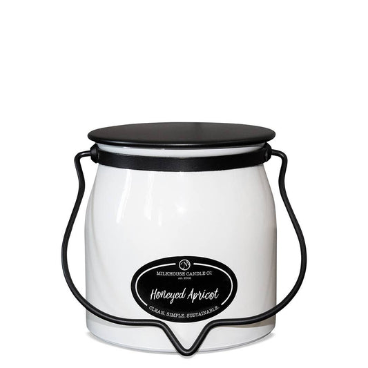 Milkhouse Candle Company - 16 oz Butter Jar Candle: Honeyed Apricot