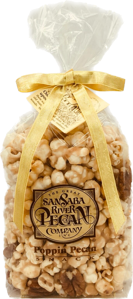 THE GREAT SAN SABA RIVER PECAN CO - Poppin Pecan Snack