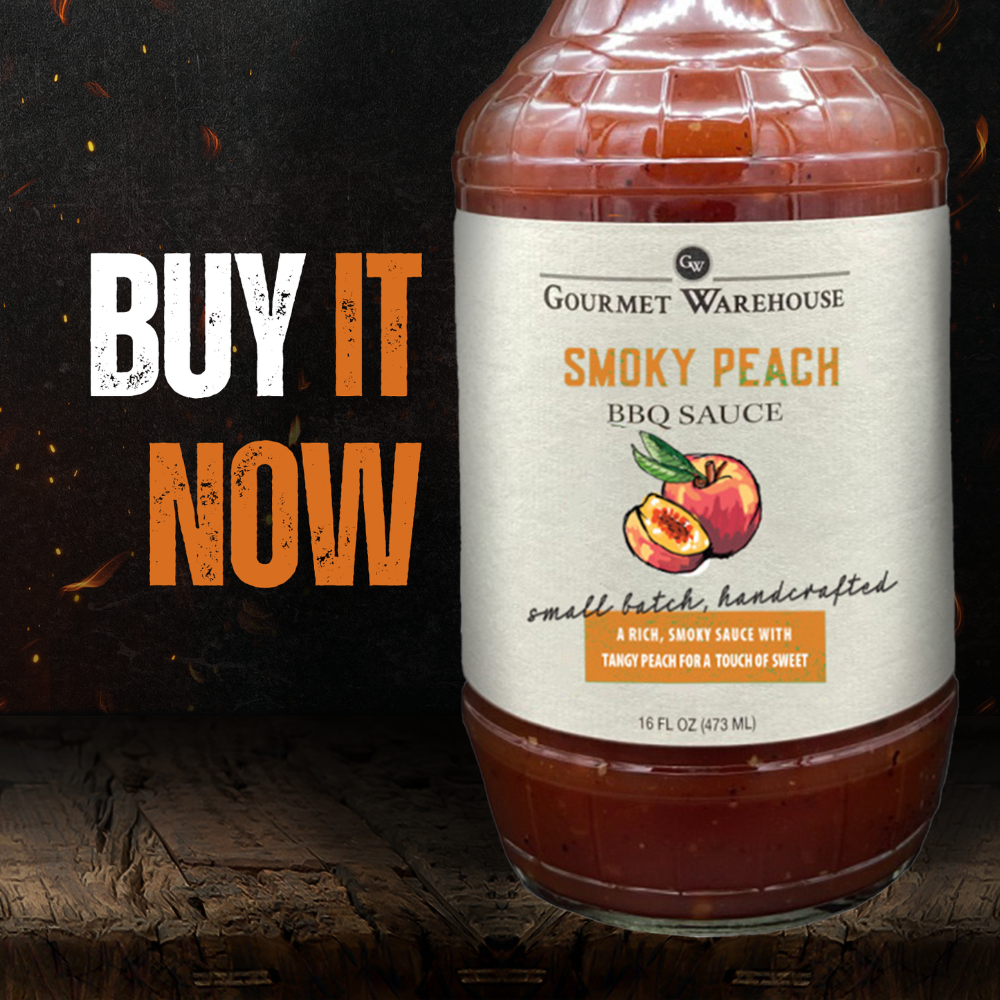 Smoky Peach BBQ sauce