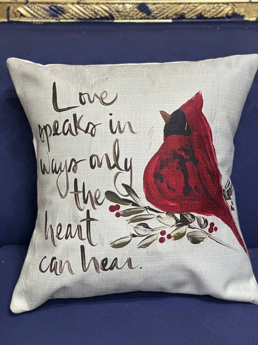 Love Speaks Pillow