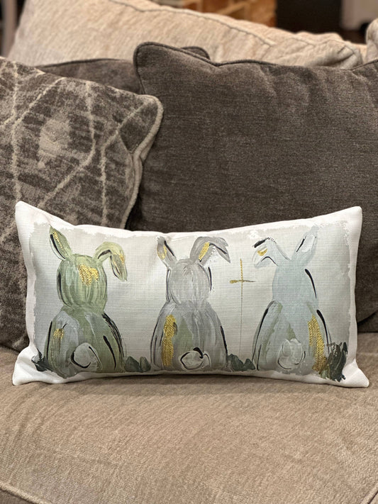 Southern Cotton Mill - GA Neutral Bunny Trio Lumbar