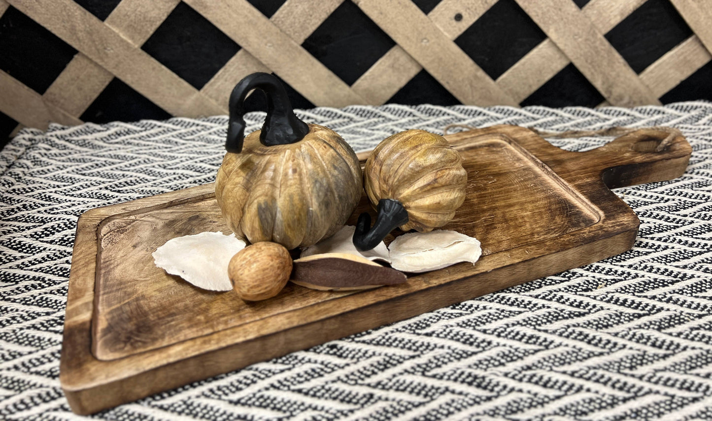 Dark Wood Chopping Tray