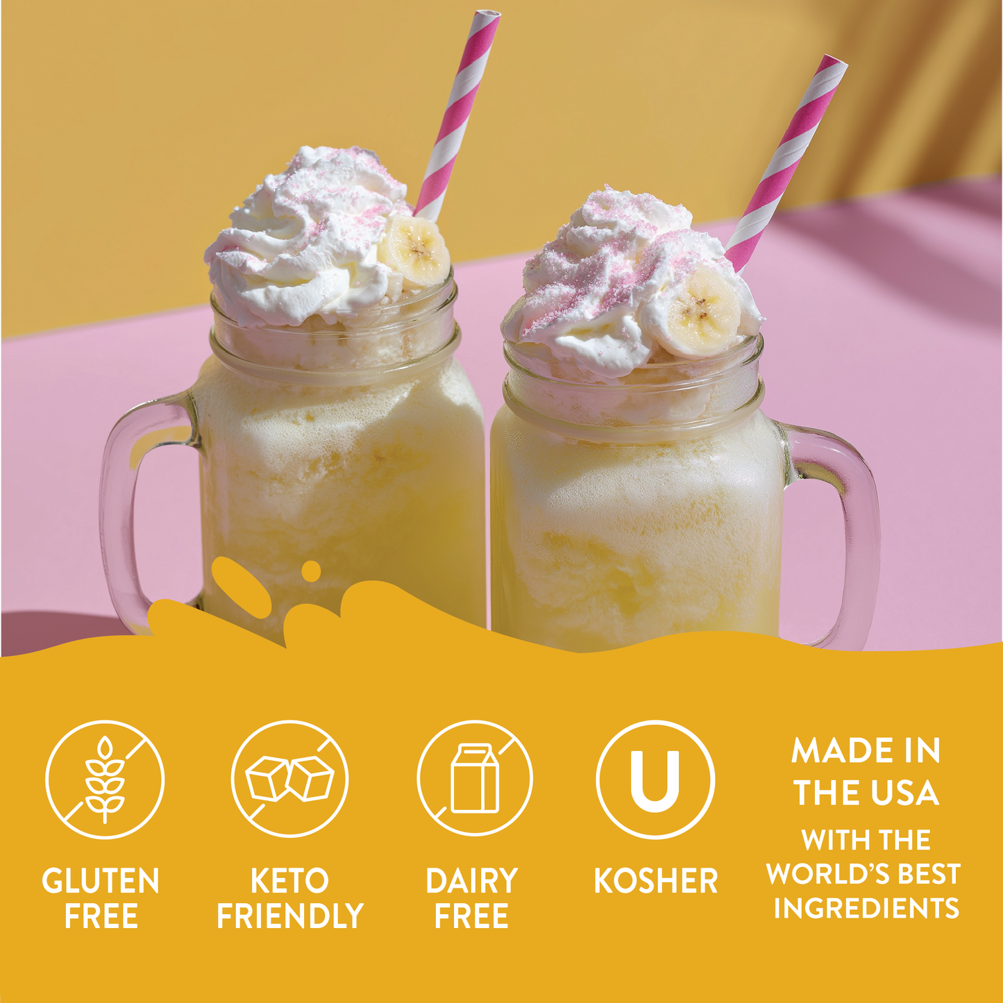 Jordan's Skinny Mixes - Dippin' Dots® Banana Split Ice Cream Syrup