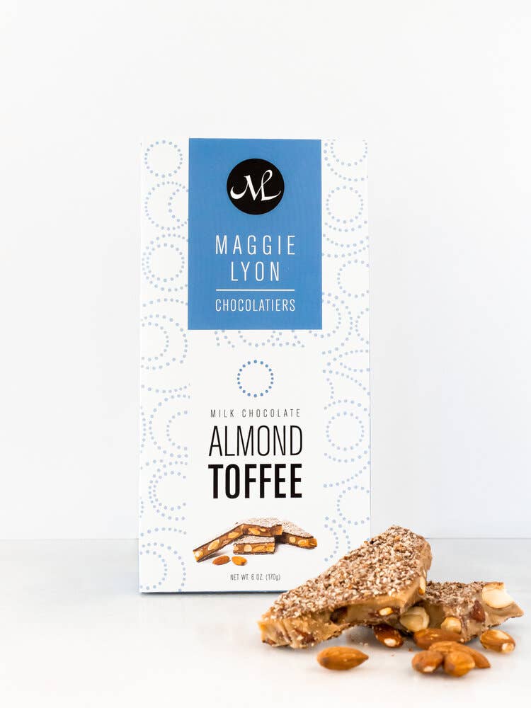 Maggie Lyon Chocolatiers - 6oz Milk Chocolate Almond Toffee