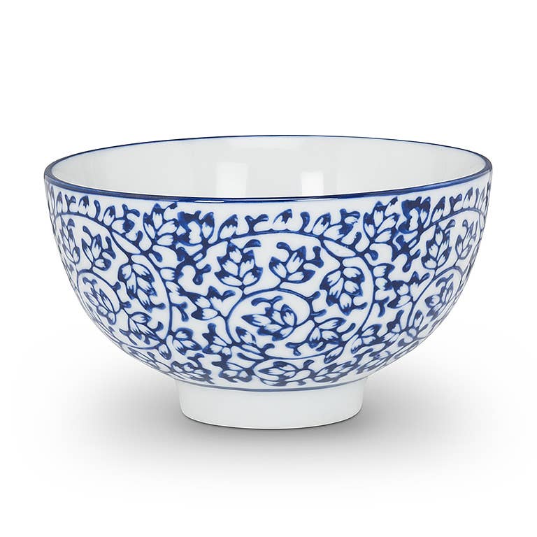 Blue/White Rice Bowl-6Asst-4"D-1469