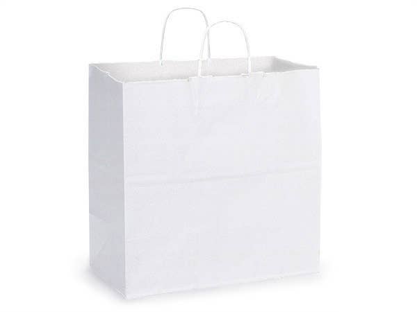 Nashville Wraps - White Kraft Paper Shopping Bags