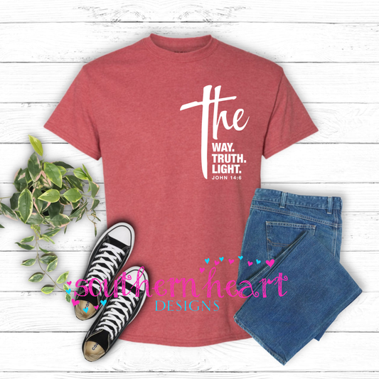 Southern Heart Designs - Jesus- The Way T Shirt
