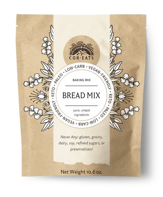 Healthy Low-Carb Bread Mix - Vegan, Paleo, Keto-Friendly