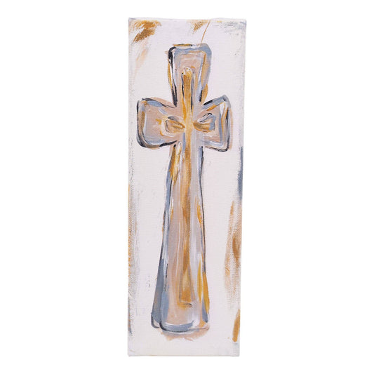 Glory Haus - Neutral Cross Canvas