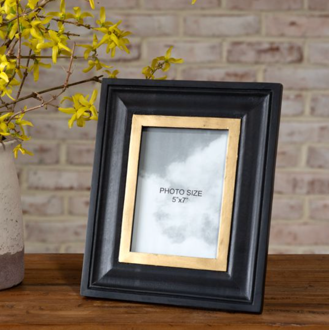 7 X 5 BLK WOOD PHOTO FRAME