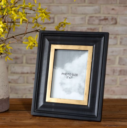 7 X 5 BLK WOOD PHOTO FRAME