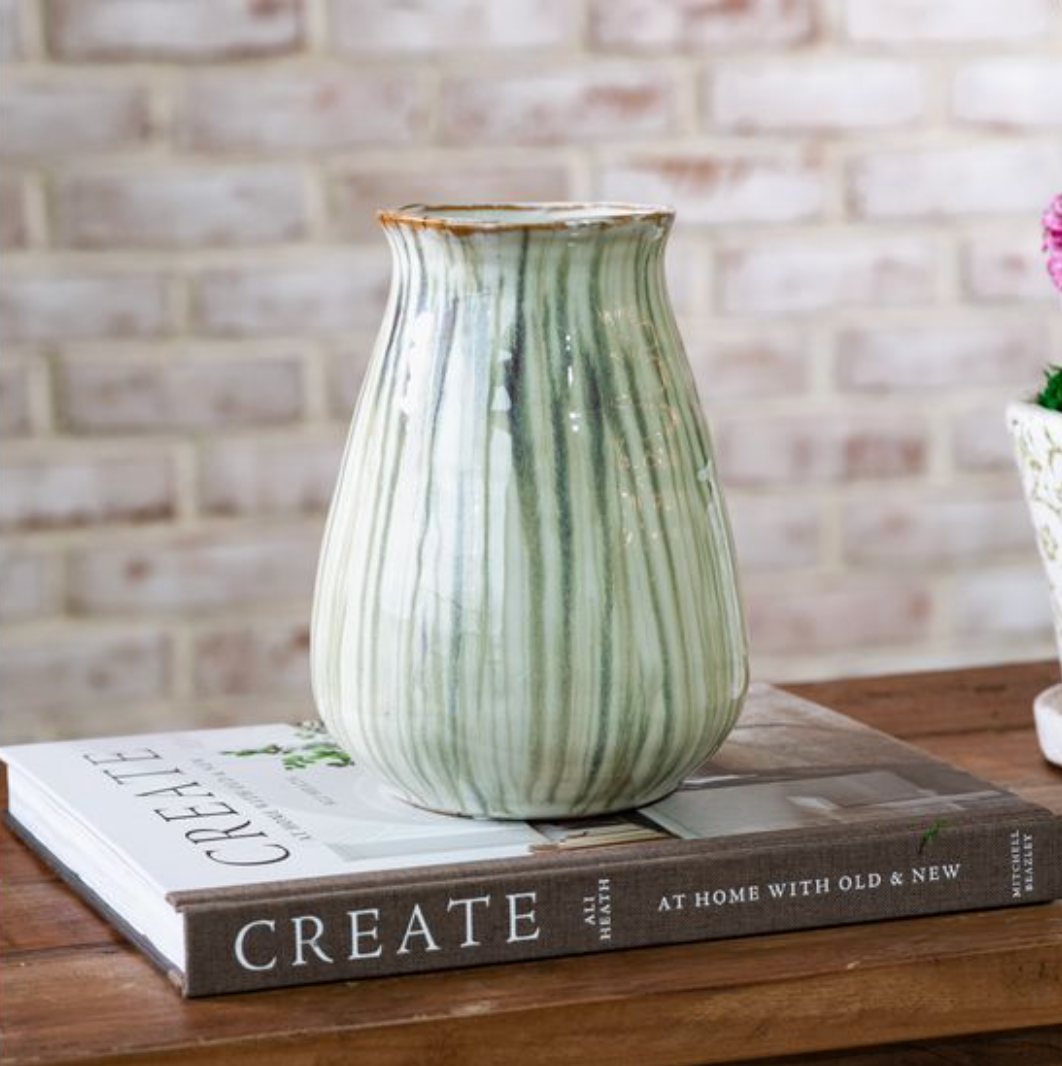 7" PRINTEMP CERAMIC VASE