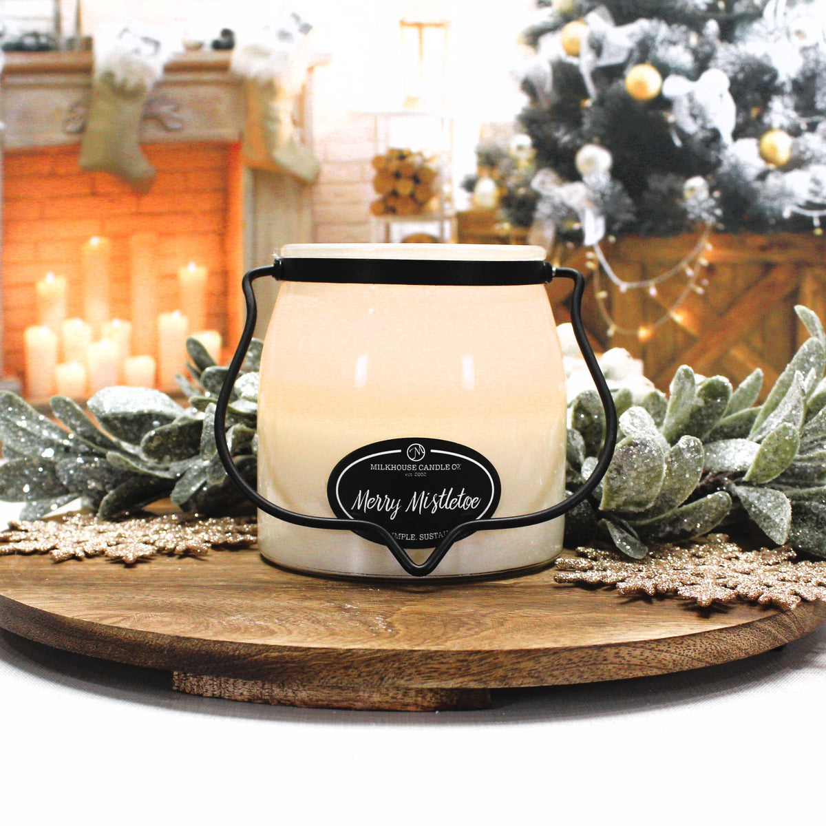 Merry Mistletoe - Butter Jar Candle