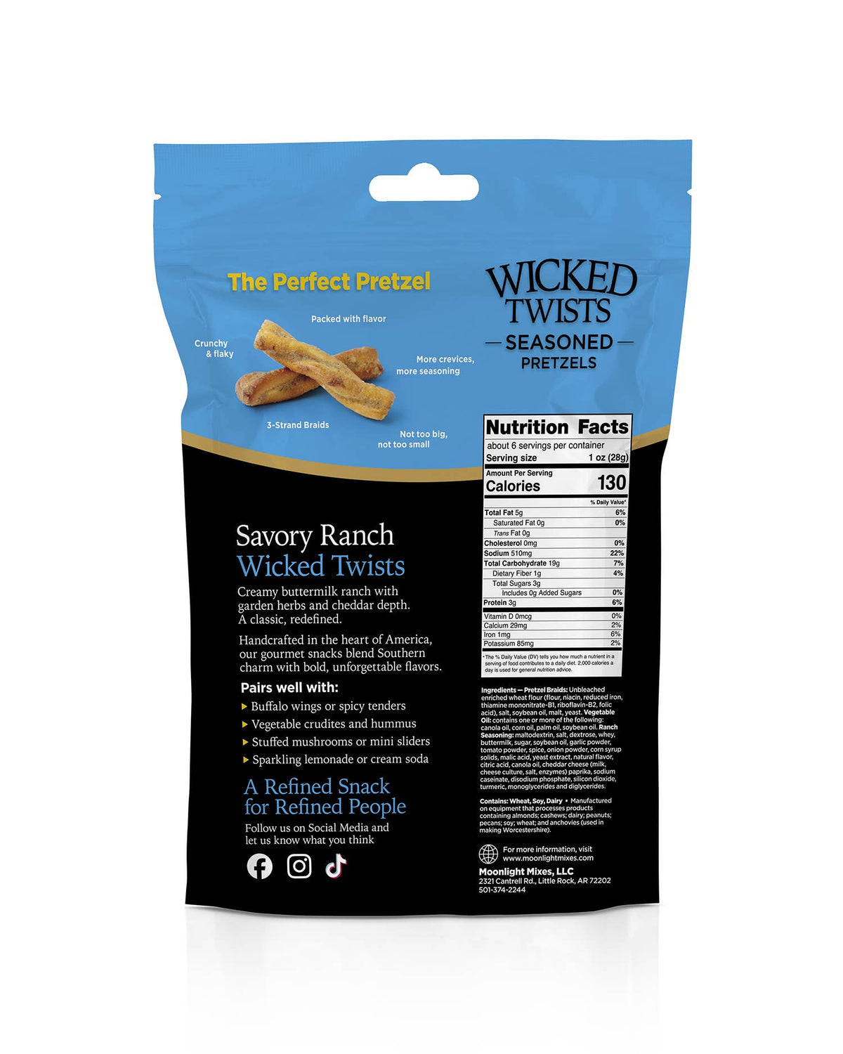 Moonlight Mixes - Wicked Twist Savory Ranch 5.5oz-12pk/CASE