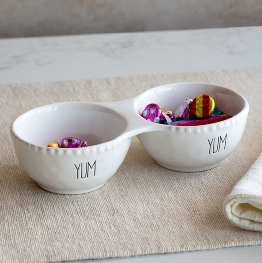 8.3" DOUBLE YUM SERVING BOWLS