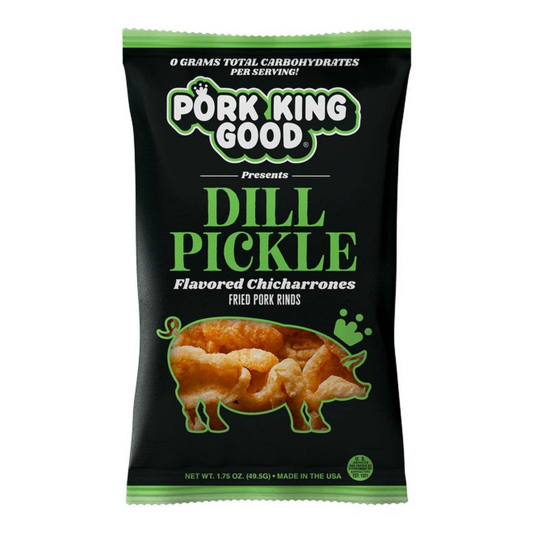 Pork King Good - Pork King Good Dill Pickle Pork Rinds  1.75oz Bag