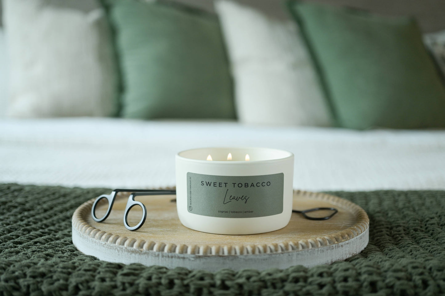 Milkhouse Candle Company - Sweet Tobacco Leaves | Statement Candle
