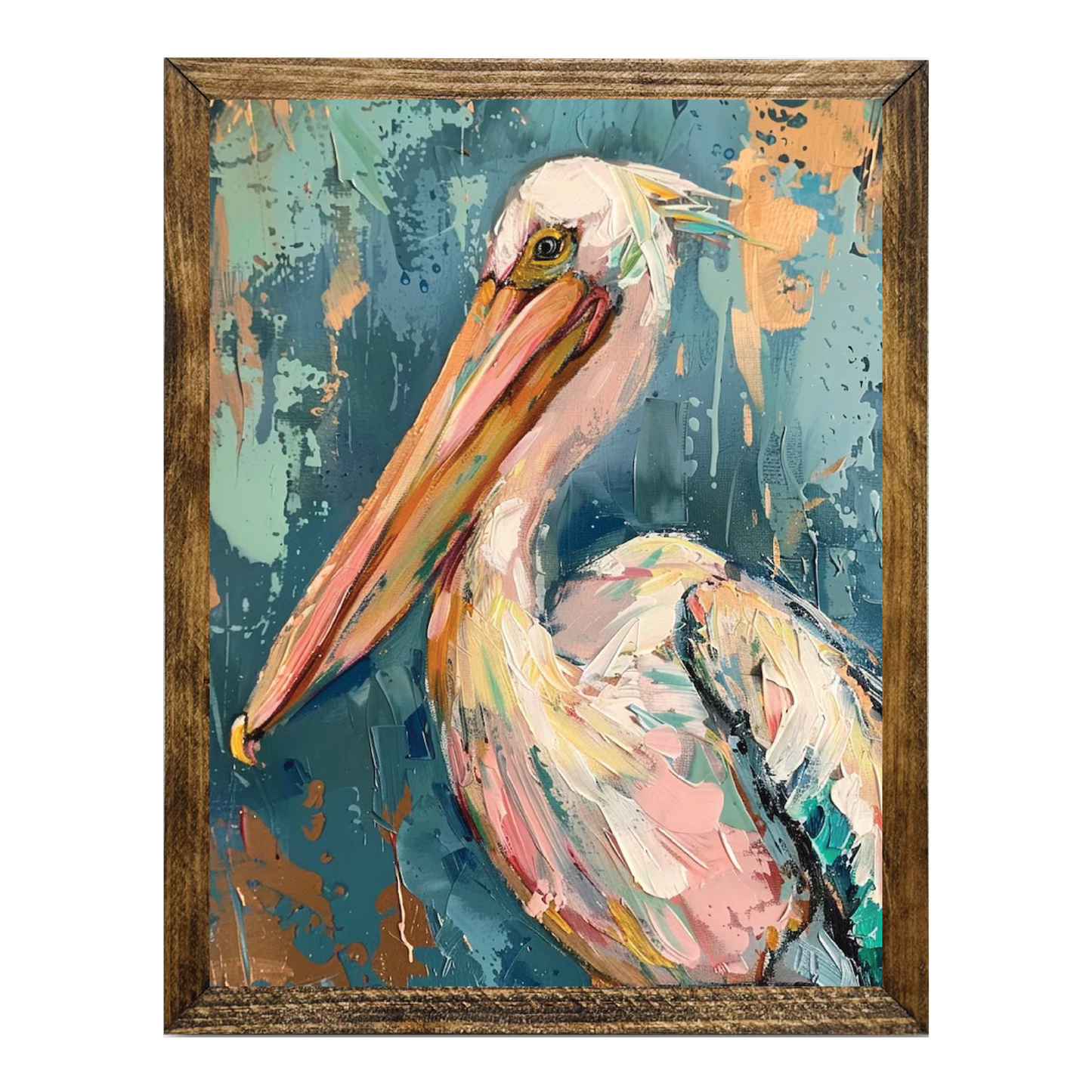 Jarmz Designs - ARTISTIC SERIES TIMBERLAND- PELICAN PAINTING